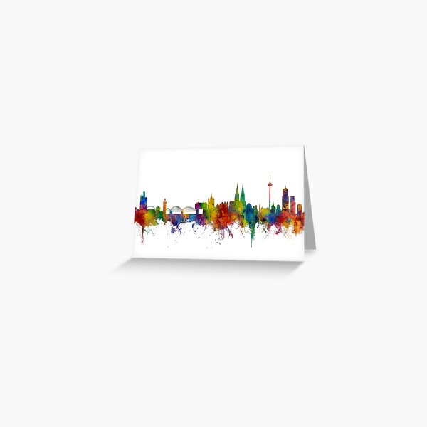 Item preview, Cologne Germany Skyline designed and sold by ArtPrints.