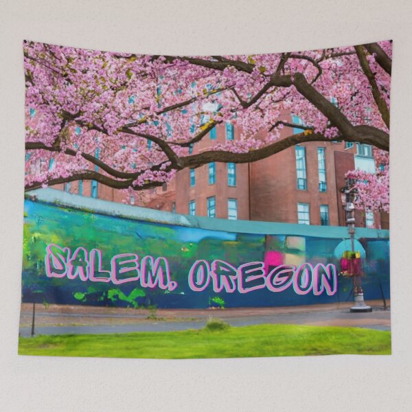 Item preview, Salem Oregon Cherry Blossoms designed and sold by OregonsOwn.