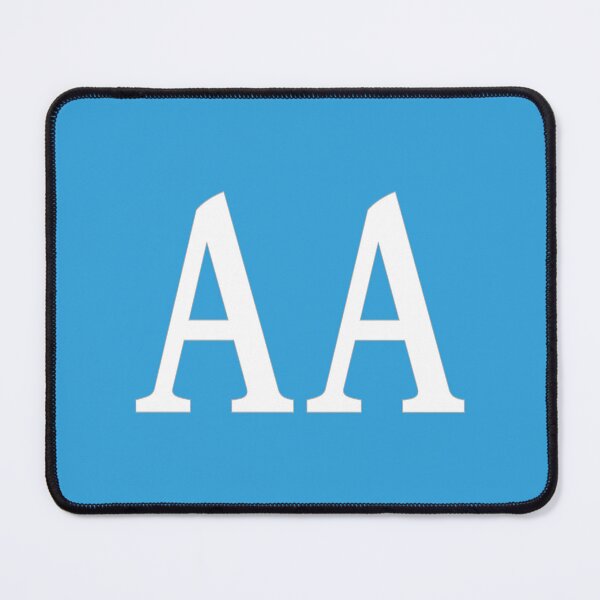 Item preview, AA Initials Monogram Elegant White Letters designed and sold by Jeallan Designs.