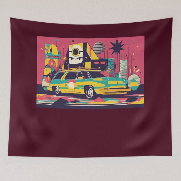 Item preview, Cyber Old Car designed and sold by CurlyLamb.