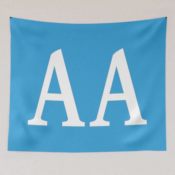 Item preview, AA Initials Monogram Elegant White Letters designed and sold by Jeallan Designs.