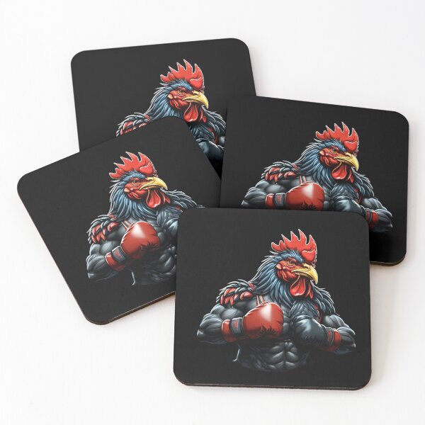 Item preview, Muscular Rooster Boxing Gym Logo designed and sold by GianpaoloC.