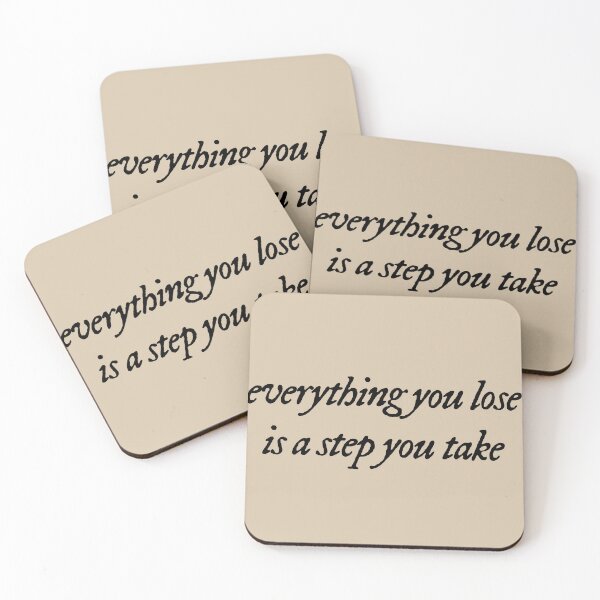 Item preview, Everything you lose is a step you take tv designed and sold by DelfisArt.