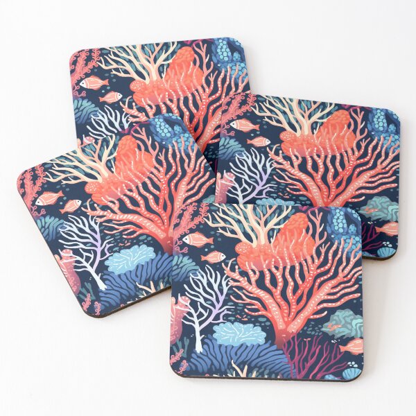 Item preview, Coral Reef Pattern designed and sold by SideSignal.