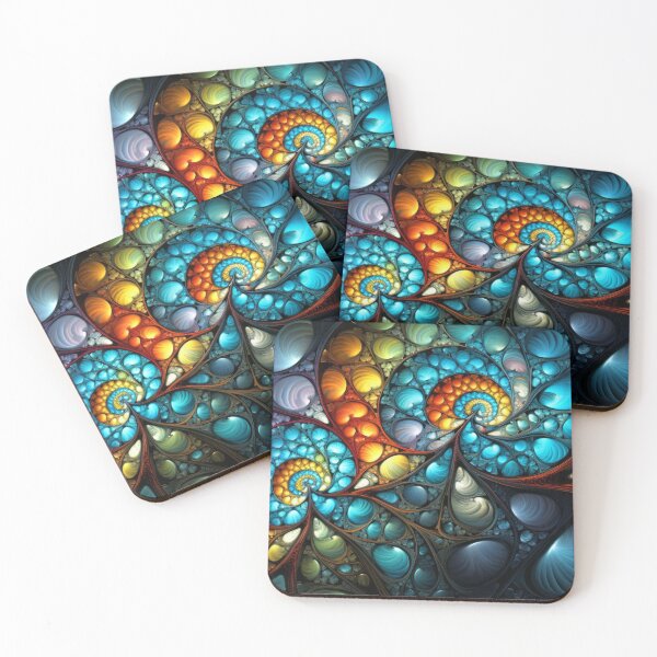 Item preview, Beautiful Rainbow Fractal Style Design designed and sold by pinkal.