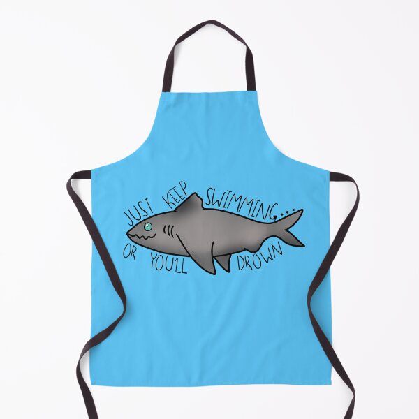 Item preview, Just Keep Swimming designed and sold by ChrissieCreates.