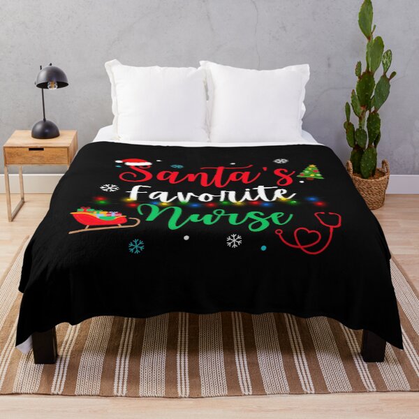 Item preview, Santa's Favorite Nurse, Christmas Santa Nurse, Funny Christmas Nurse designed and sold by Mixture-DESIGN.