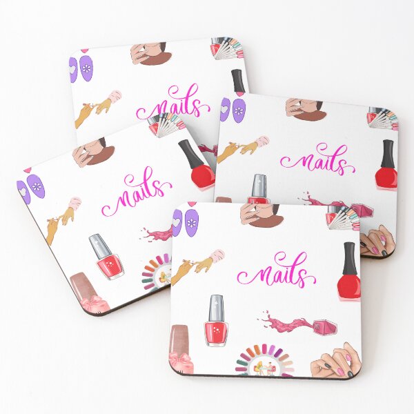Item preview, Nails day -Gentle manicure funny stickers  designed and sold by Avenue-Elegance.