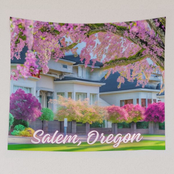 Item preview, Salem Oregon Cherry Blossoms designed and sold by OregonsOwn.