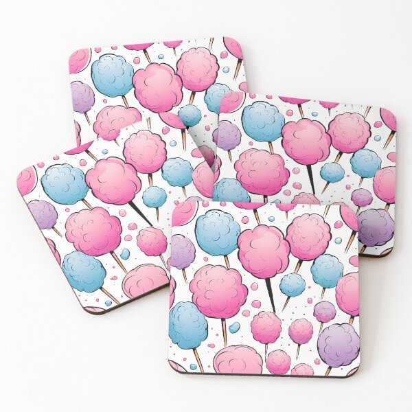 Item preview, Pinka nd blue cotton candy pattern designed and sold by twisted-dot.