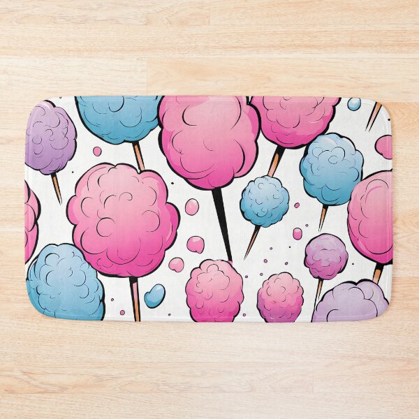 Item preview, Pinka nd blue cotton candy pattern designed and sold by twisted-dot.