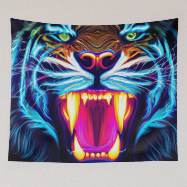 Item preview, Neon Moody Tiger designed and sold by Gabriela McDaniel.