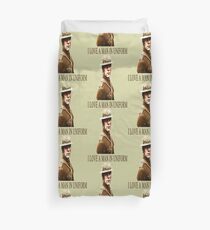 I Love A Man In Uniform Duvet Cover