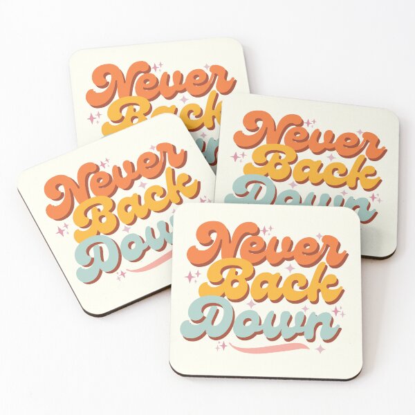 Item preview, Never Back Down designed and sold by ohappidayz.