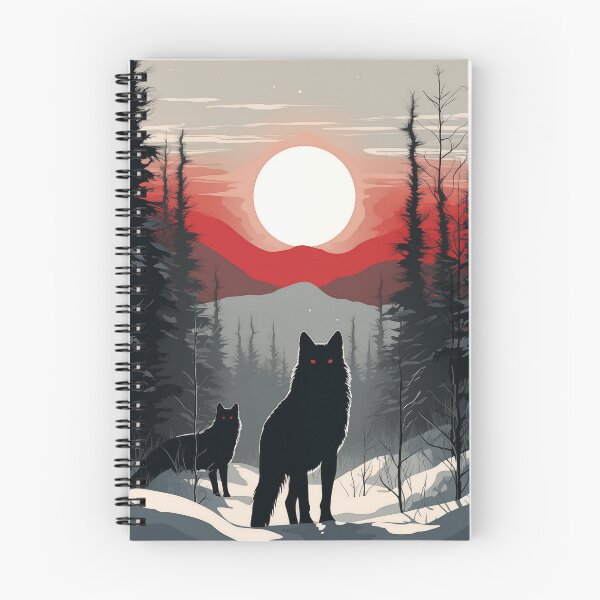 Item preview, Coyotes on the Treenline with Red Eyes designed and sold by Matt's Artificial Nature.