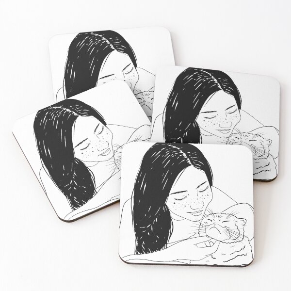 Item preview, Illustration of an inspiring woman - Gratouille Noire designed and sold by Michouprint.