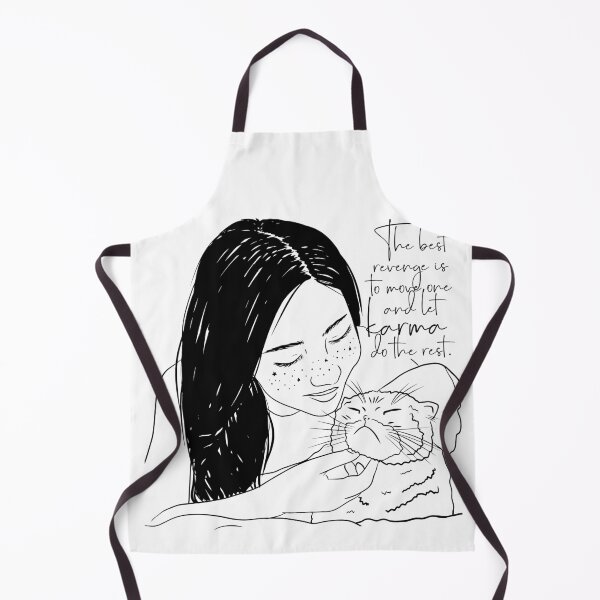 Item preview, Illustration of an inspiring woman - Gratouille Noire designed and sold by Michouprint.