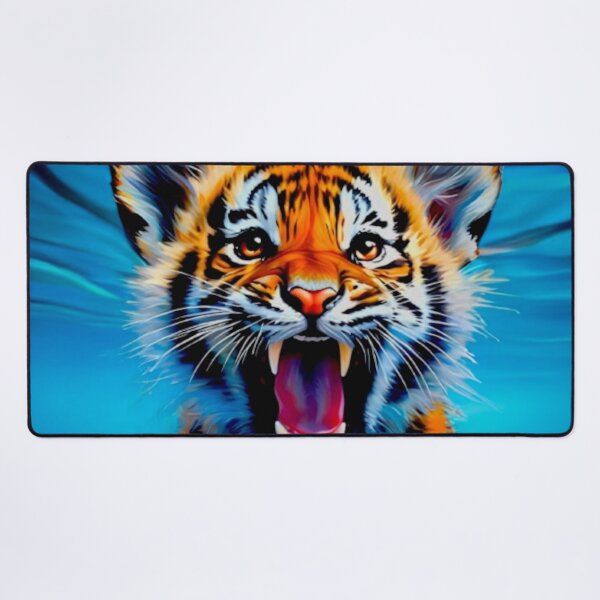 Item preview, A cute tiger underwater designed and sold by CuteCreature.