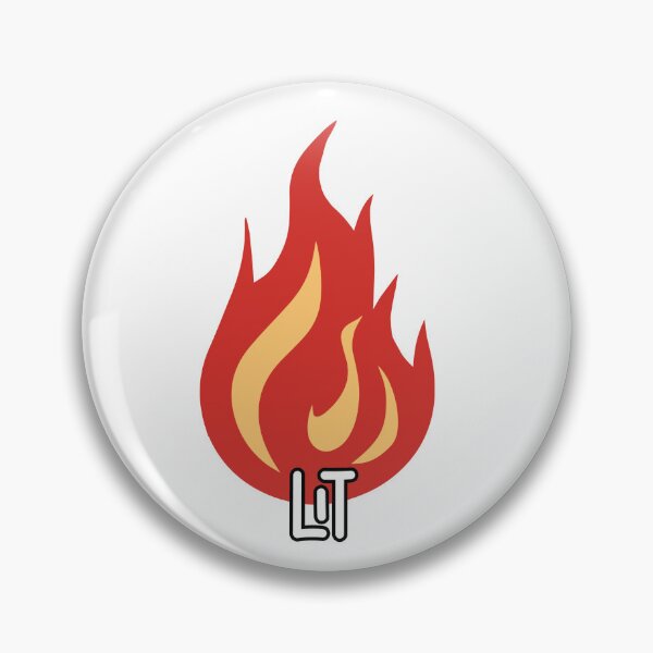 Item preview, Lit Fire "lit" Fuego designed and sold by TheFoxyWolfShop.