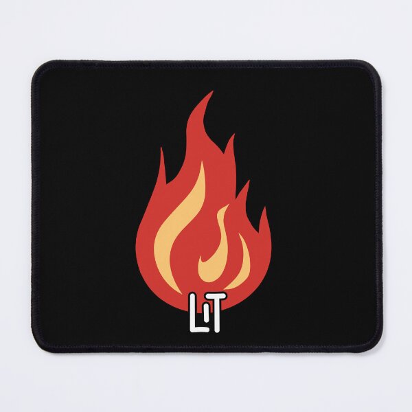 Item preview, Lit Fire "lit" Fuego designed and sold by TheFoxyWolfShop.