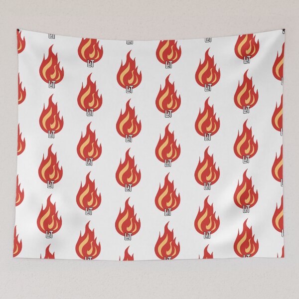 Item preview, Lit Fire "lit" Fuego designed and sold by TheFoxyWolfShop.