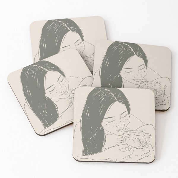 Item preview, Illustration of an inspiring woman - Gratouille Kaki designed and sold by Michouprint.