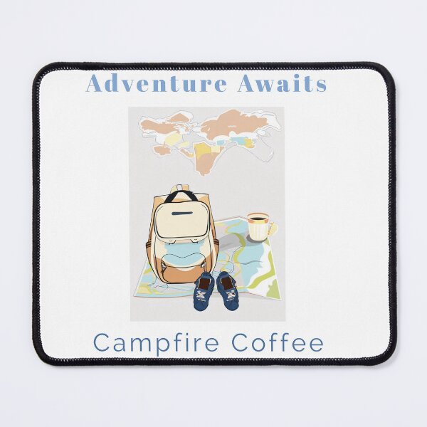 Item preview, Adventure Awaits Campfire Coffee designed and sold by soma5.