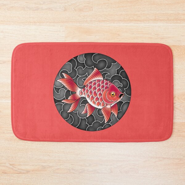 Item preview, Japanese Tattoo Style Goldfish designed and sold by LipstickChick.