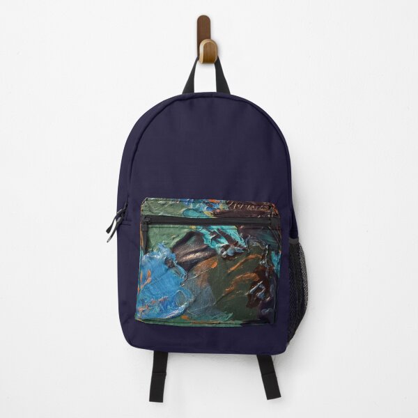 Item preview, Abstract Painting Pattern in Green, Blue, and Copper designed and sold by Laura KendallZimmermann.