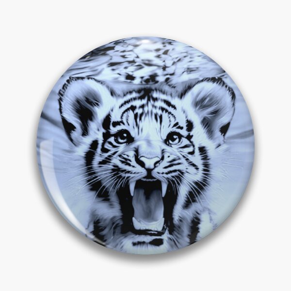 Artikelvorschau, Ein süßer Tiger unter Wasser entworfen und verkauft von CuteCreature.