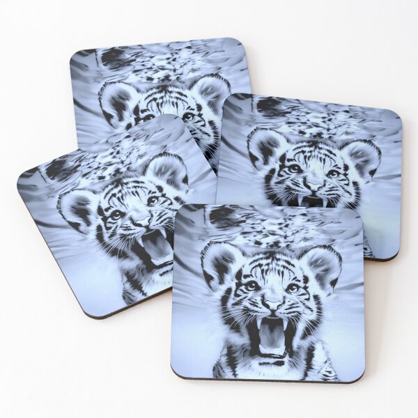 Item preview, A cute tiger underwater designed and sold by CuteCreature.
