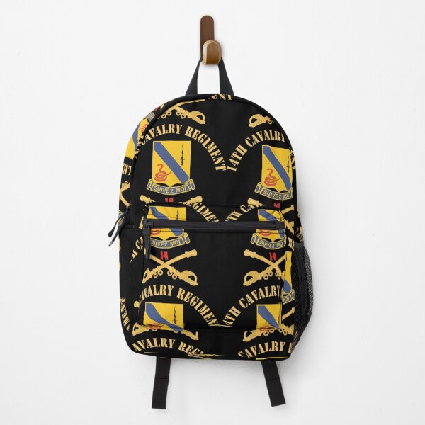 Item preview, Army - 14th Cavalry Regiment w Cav Br - Red Txt X 300 designed and sold by Military Insignia Products.