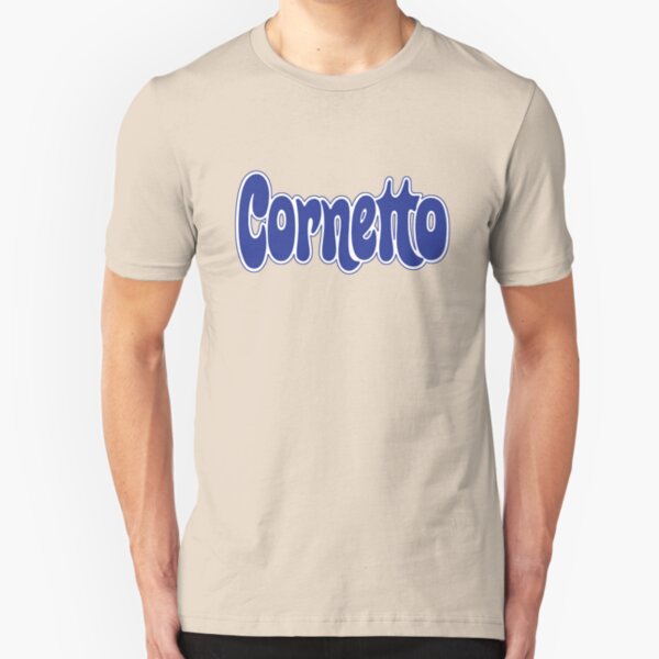 1970s Cornetto logo, Wall's ice cream of Italy Slim Fit T-Shirt