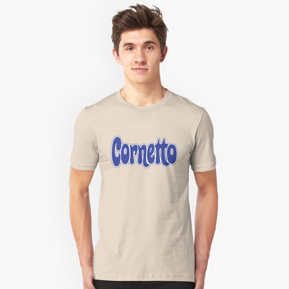 1970s Cornetto logo, Wall's ice cream of Italy Slim Fit T-Shirt