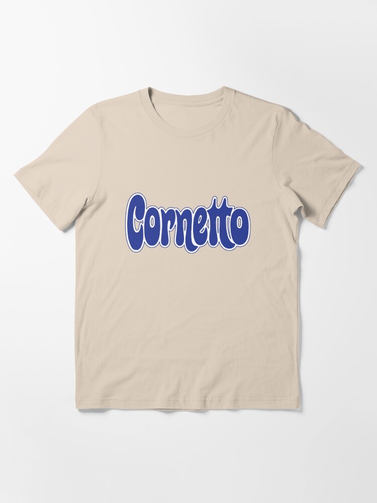 Alternate view of 1970s Cornetto logo, Wall's ice cream of Italy Essential T-Shirt