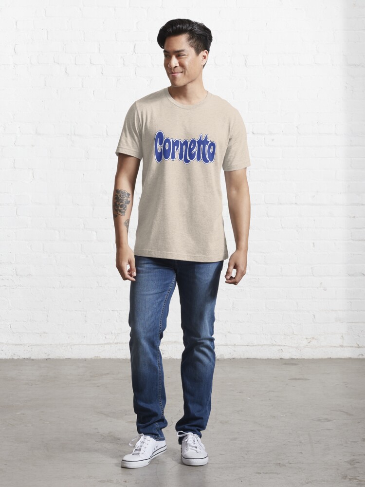 Alternate view of 1970s Cornetto logo, Wall's ice cream of Italy Essential T-Shirt