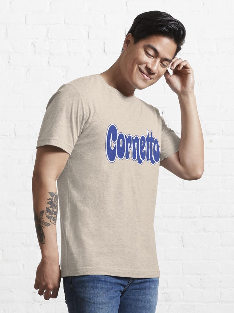 Alternate view of 1970s Cornetto logo, Wall's ice cream of Italy Essential T-Shirt