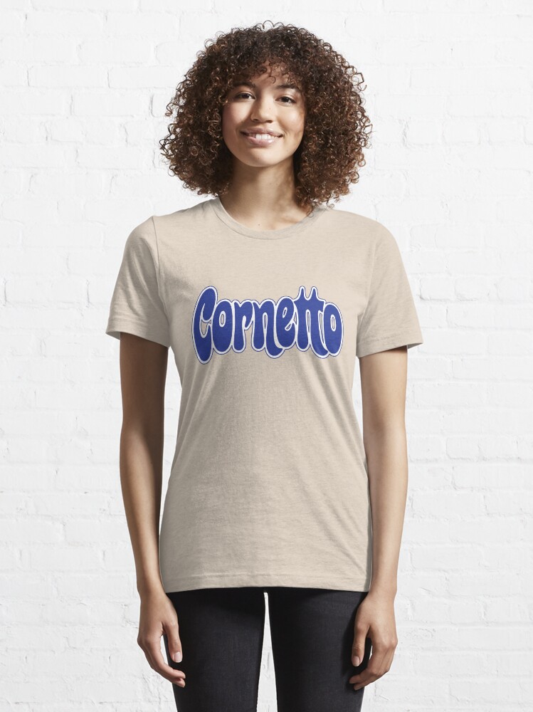 Alternate view of 1970s Cornetto logo, Wall's ice cream of Italy Essential T-Shirt