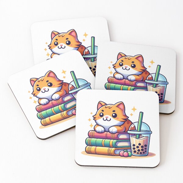 Item preview, Book Cat With Boba designed and sold by Talorth.
