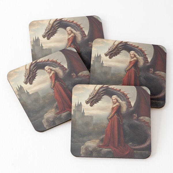 Item preview, Maiden and the dragon medieval times  designed and sold by SeeingBeyond.