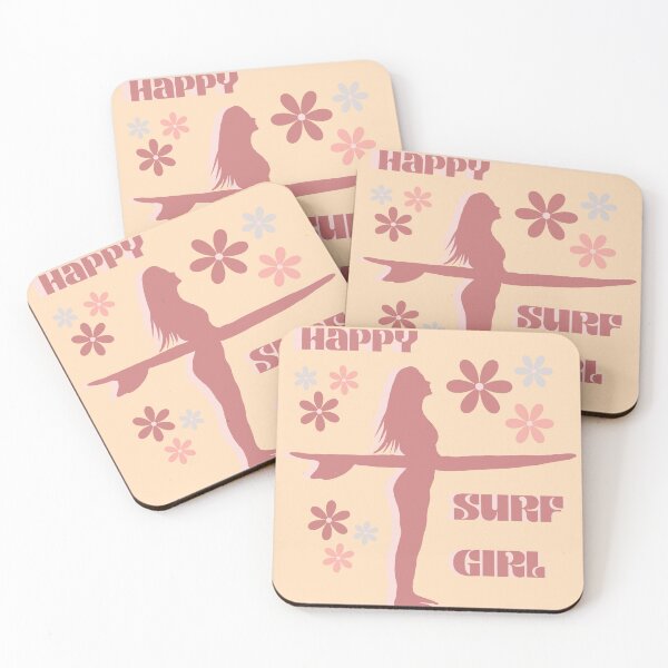 Item preview, Happy Surf Girl designed and sold by Shaka-Surf-Tees.