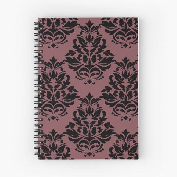 Item preview, Damasco rosa polvoriento mediano 1 designed and sold by Pixels2Patterns.