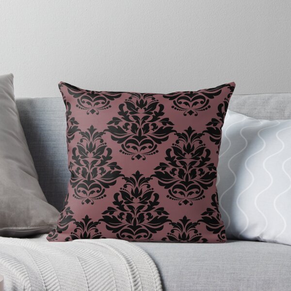 Aperçu de l'œuvre Damassé rose poussiéreux moyen 1 créée et vendue par Pixels2Patterns.