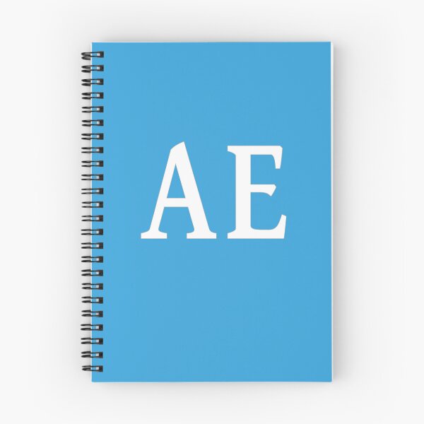 Artikelvorschau, AE-Initialen-Monogramm-elegante weiße Buchstaben entworfen und verkauft von Jeallan Designs.