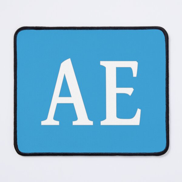 Item preview, AE Initials Monogram Elegant White Letters designed and sold by Jeallan Designs.