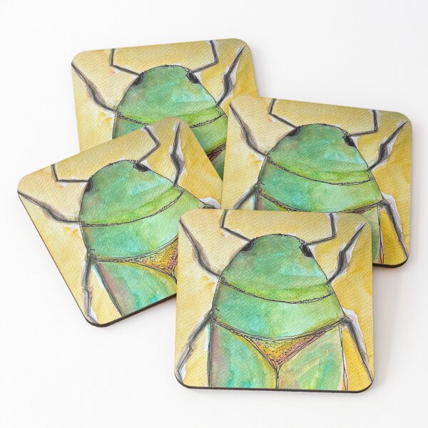 Item preview, Watercolour Beetle designed and sold by Natalie Lebeau.