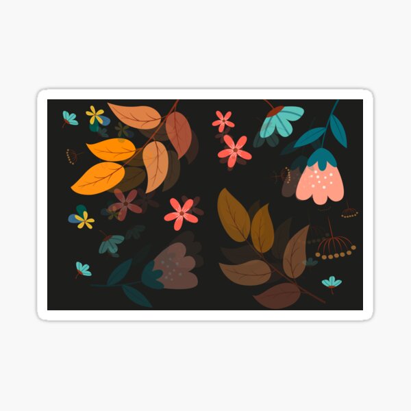 Floral Sticker
