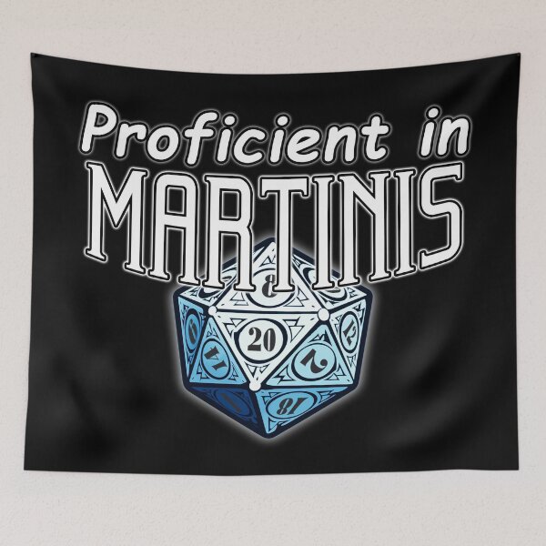 Item preview, Proficient in Martinis designed and sold by GammarayPrints.