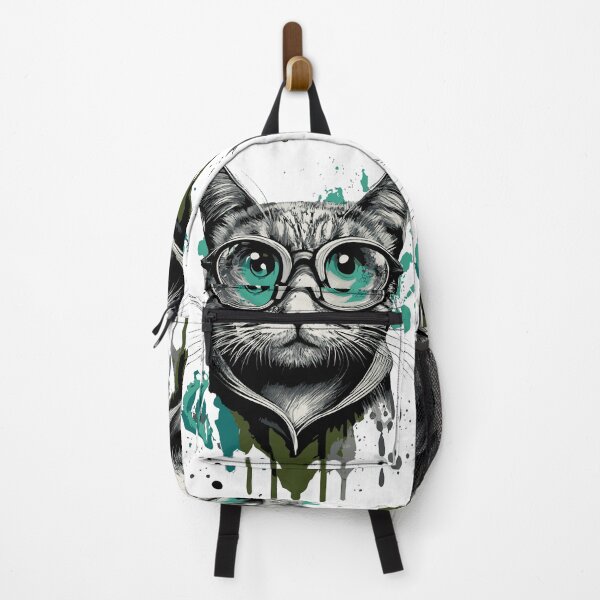 Item preview, Cat with glasses - Cool Cat with sunglasses designed and sold by BabyYodaSticker.