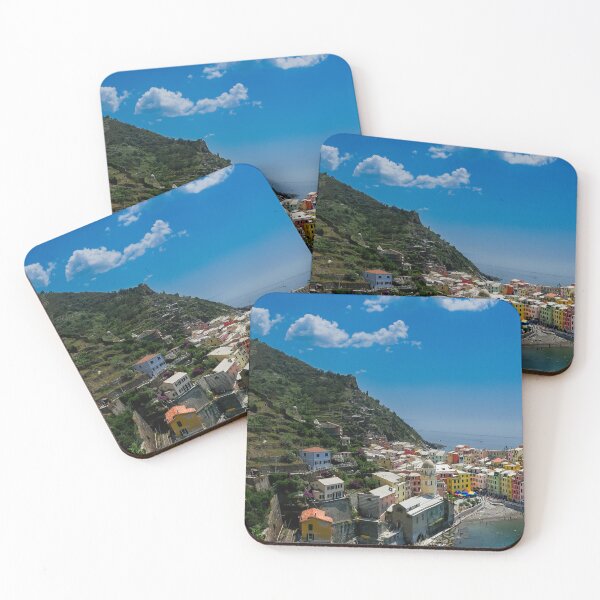 Item preview, View on the cliff town of Vernazza, one of the colorful Cinque Terre on the Italian west coast designed and sold by Dolfilms.
